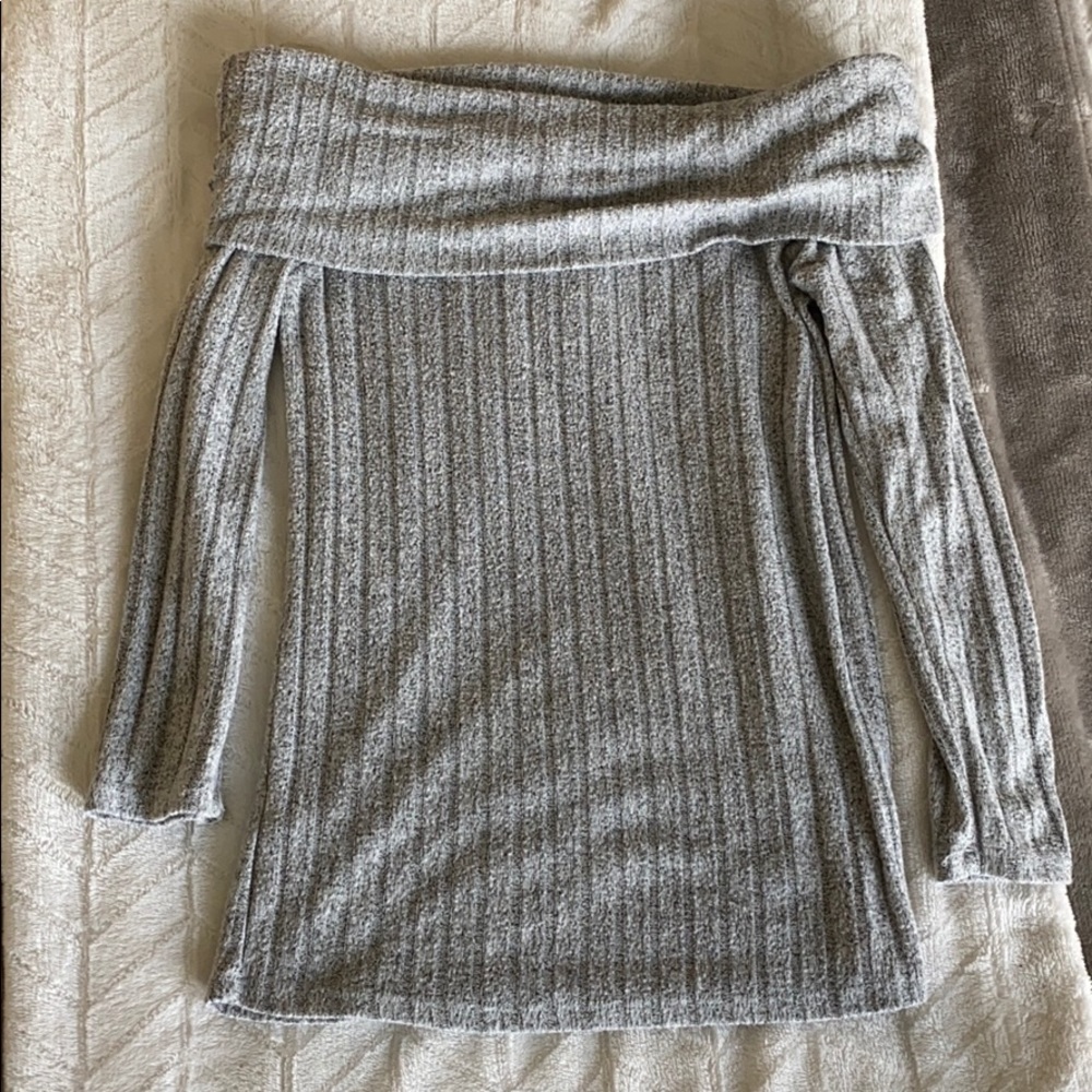 Off the shoulder sweater